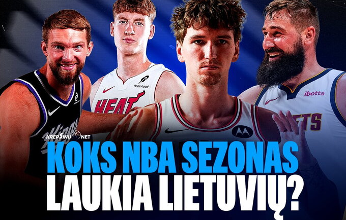 Keturi lietuviai stoja prie NBA starto linijos (Krepsinis.net nuotr.)