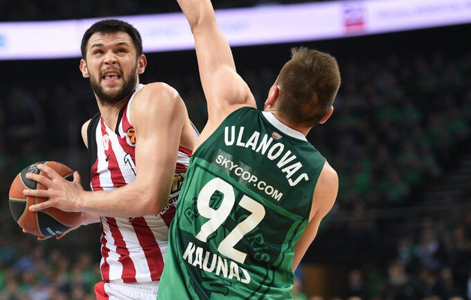 K.Papanikoalaou atėjo į „Žalgirio“ rūbinę (Fotodiena.lt)