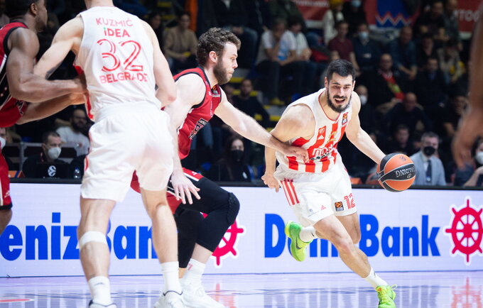 N.Kaliničius pelnė 15 taškų (Euroleague.net)