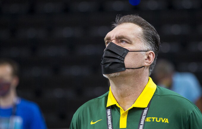 A.Sabonis teigė, kad norima atsidėkoti treneriams (BNS nuotr.)