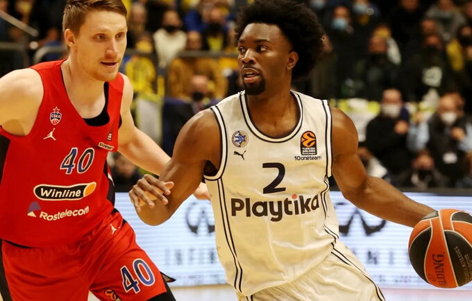 K.Evansas serga (Euroleague.net)