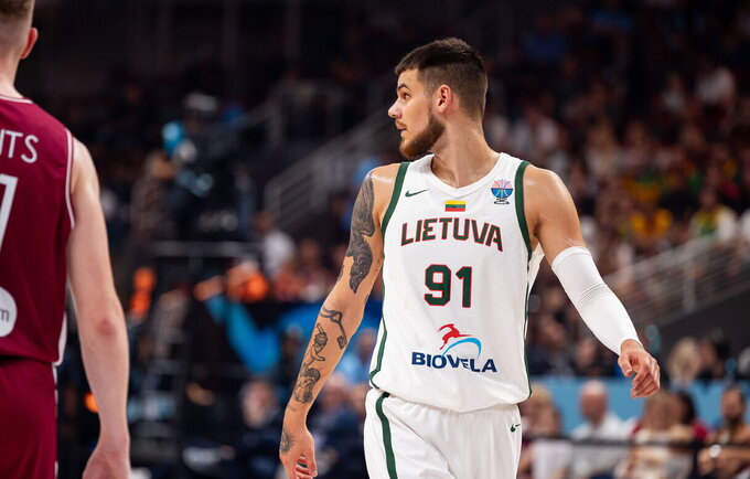 D.Sirvydis žaidė solidų mačą (BNS nuotr.)