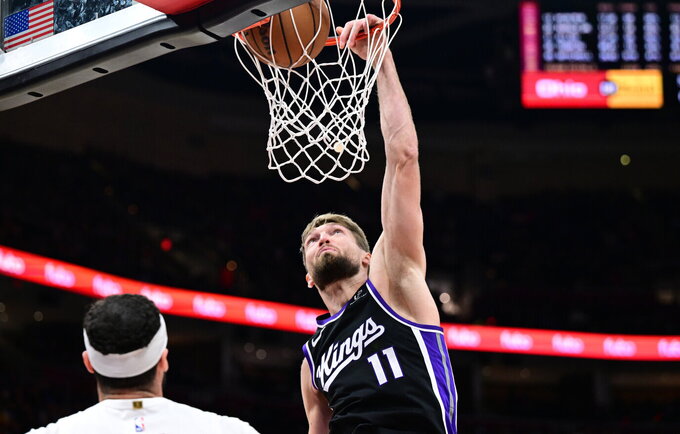 D.Sabonis fiksavo dvigubą dublį (Scanpix nuotr.)