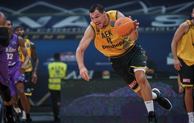J.Mačiulis pradėjo pasirodymą Graikijos čempionate (FIBA nuotr.)