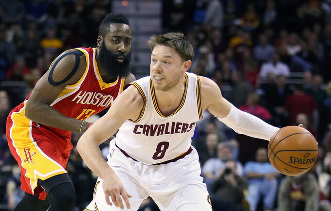 M.Dellavedova dalyvaus „Kylančių žvaigždžių“ rungtynėse (Scanpix nuotr.)
