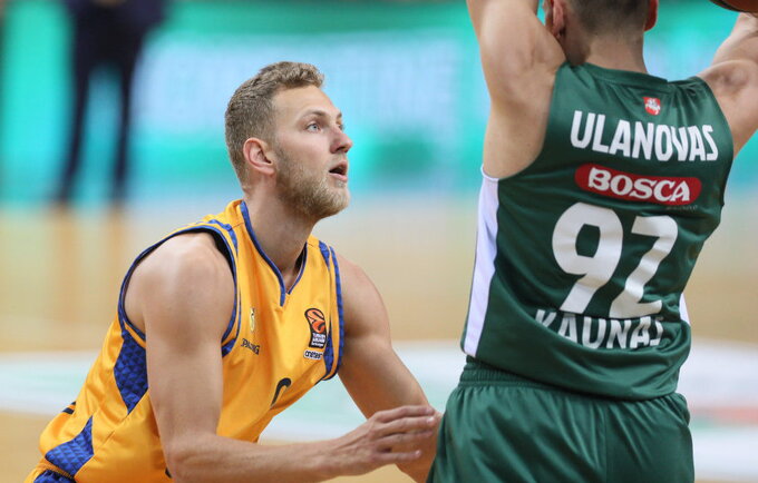 Su S.S.Vene „Žalgiris“ siejo savo ateitį, bet estas Eurolygos lygio žaidėju netapo (BNS nuotr.)