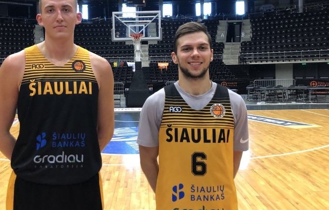 „Šiauliai“ turi du naujokus
