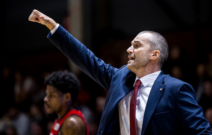 M.Kiltinavičius džiaugėsi komanda (Foto: Rokas Lukoševičius)