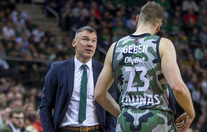Š.Jasikevičius priminė žaidėjams, kad metas pamiršti praeities pergales (BNS nuotr.)
