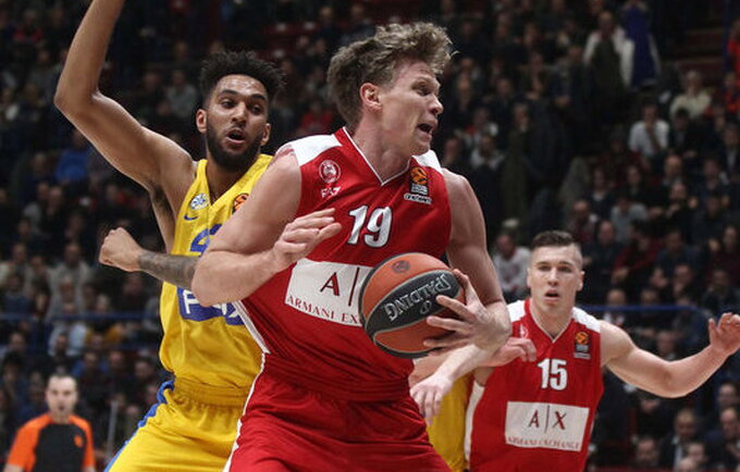 M.Kuzminskas surinko 10 naudingumo balų (Scanpix nuotr.)