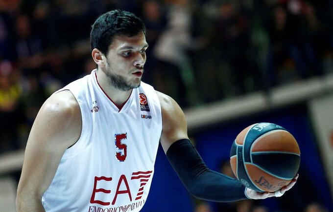 A.Gentile galvoja apie galimybę persikelti į NBA (Scanpix nuotr.)
