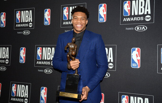 G.Antetokounmpo tapo sezono MVP (Scanpix nuotr.)