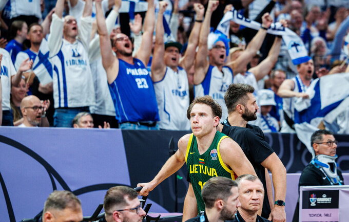 R.Jokubaitis patyrė skaudžią traumą (BNS nuotr.)