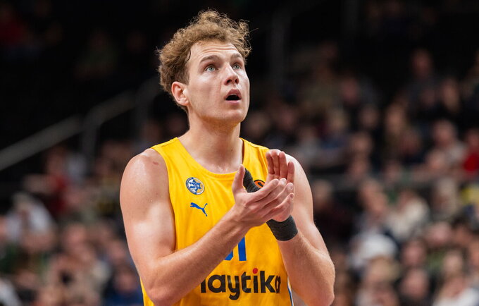 R.Jokubaitis Eurolygos čempionų tvirtovės neužėmė (BNS nuotr.)