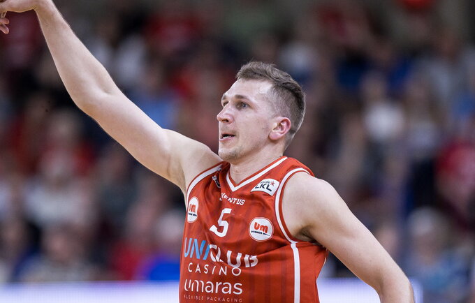 E.Šaulys pergalės nepasiekė („Betsafe-LKL“ nuotr.)