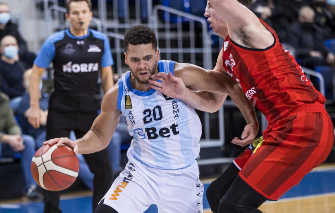 Su NBA klubais derėjęsis E.Lecomte'as dar tikisi kilti aukštyn (LKL nuotr.)