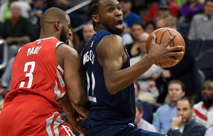 A.Wigginsas praėjusiame NBA sezone pelnydavo 18,1 taško (Scanpix nuotr.)