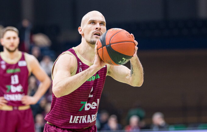D.Bičkauskis tapo mačo herojumi (Foto: Rokas Lukoševičius)