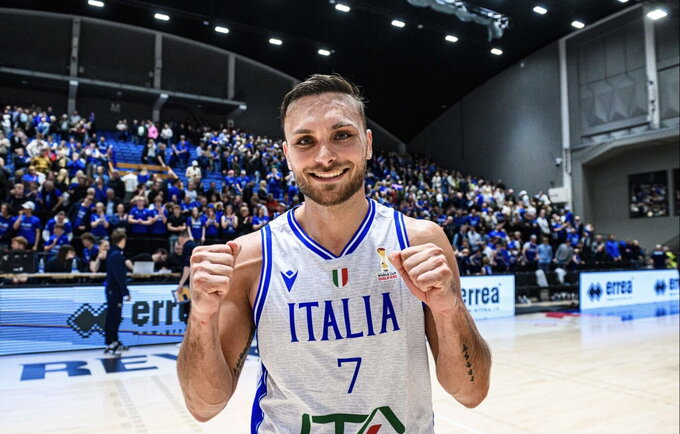 S.Tonutas šioje Italijos rinktinėje yra tarp lyderių (FIBA nuotr.)