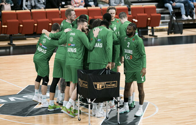 „Žalgiris“ susidūrė su nesklandumais (Žalgirio nuotr.)