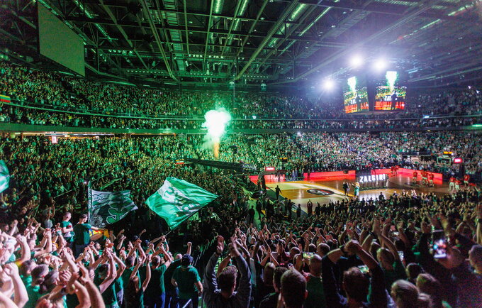 „Žalgirio“ arena bus pilnutėlė (BNS nuotr.)