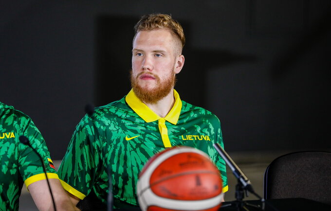 Nacionalinėje komandoje prisistatęs I.Brazdeikis: visada norėjau žaisti NBA ir Lietuvos rinktinėje