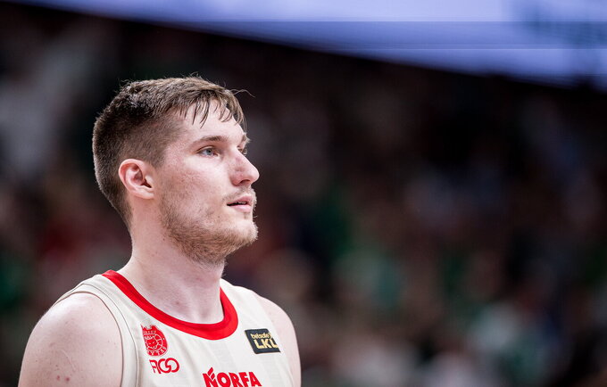 Ą.Tubelis tapo žalgiriečiu (Foto: Rokas Lukoševičius)