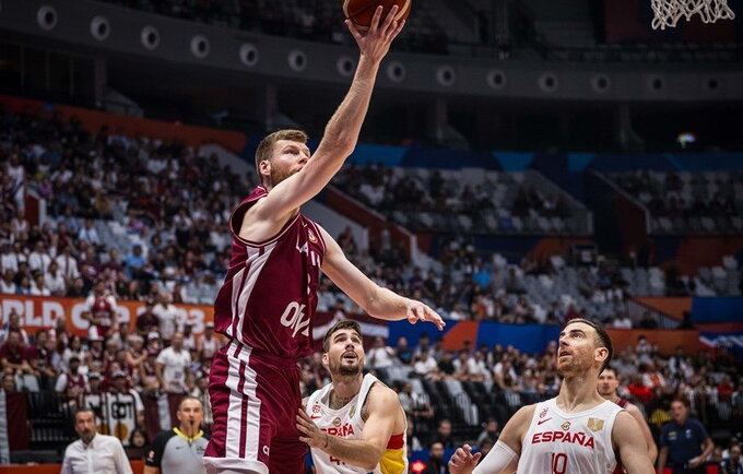 D.Bertanis vedė latvius į priekį (FIBA nuotr.)