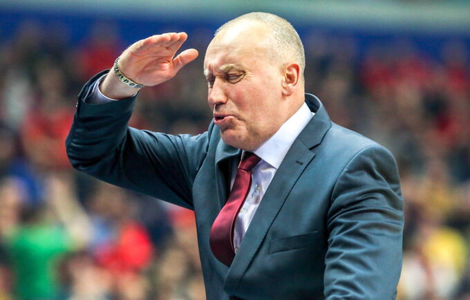 R.Kurtinaitis turėjo galvos skausmo su legionieriais Vilniuje (BNS nuotr.)