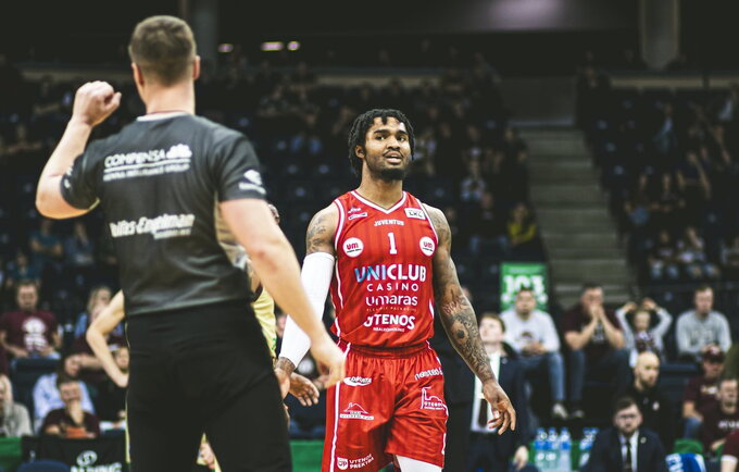 T.J.Starksas buvo sunkiai sulaikomas („Betsafe-LKL“ nuotr.)