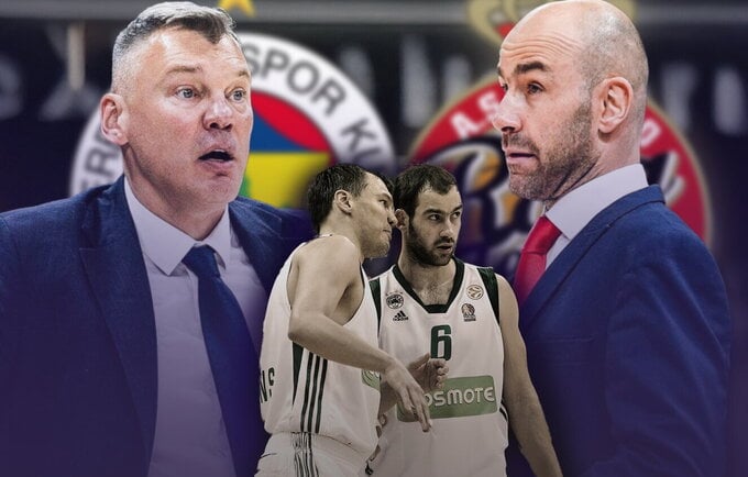 Š.Jasikevičiui finale iššūkį meta bičiulis V.Spanoulis (Krepsinis.net nuotr.)