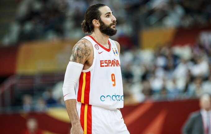 R.Rubio tapo rekordininku (FIBA nuotr.)
