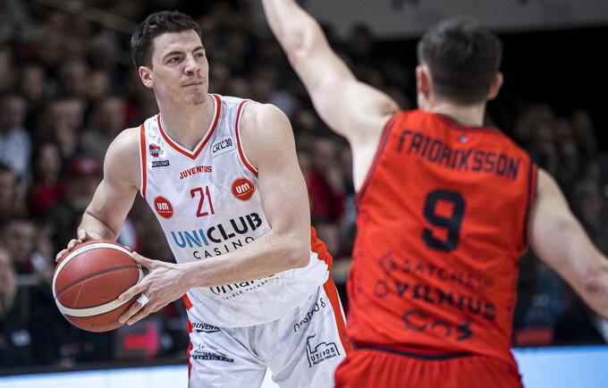 A.Nikoličius grįžo į aikštę sausį (LKL nuotr.)