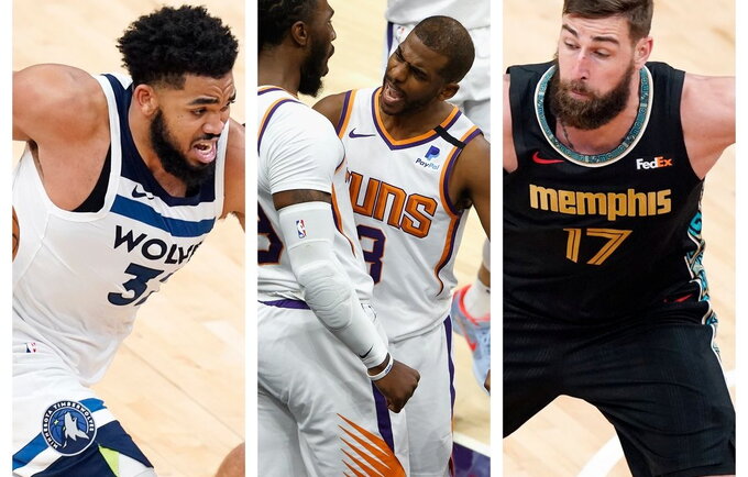 NBA reitingas: „Suns“ gerbėjų dilema, naujovė Minesotoje ir vienintele „Grizzlies“ konstanta likęs J.Valančiūnas