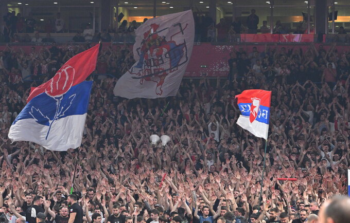 „Crvena Zvezda“ sulaukė baudos (Scanpix nuotr.)