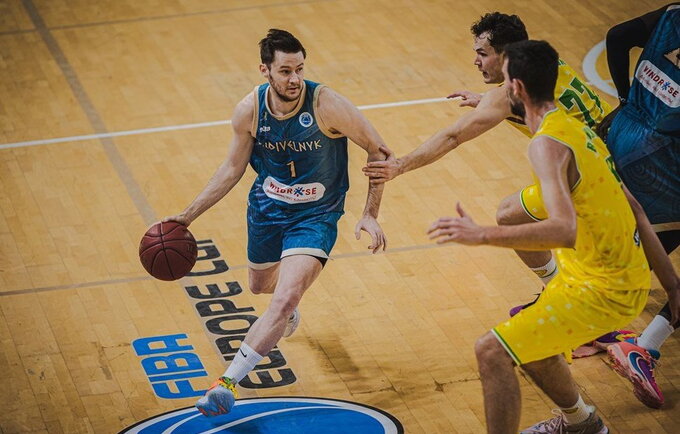 Š.Vasiliauskas prie pergalės prisidėjo simboliškai (FIBA Europe nuotr.)