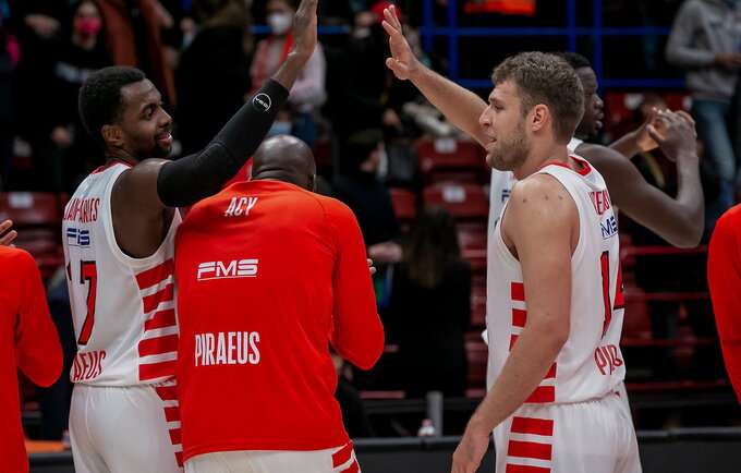 Pirėjo klubas laimėjo lengvai (Euroleague.net)