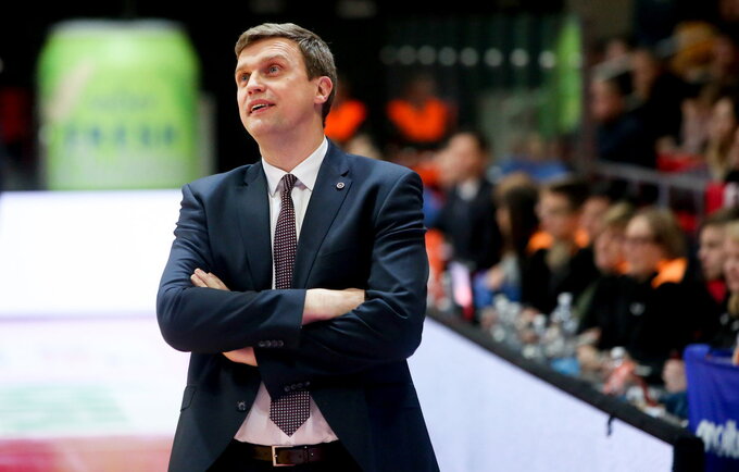 D.Adomaitis tikisi, kad Ch.Krameris galės žaisti (BNS nuotr.)