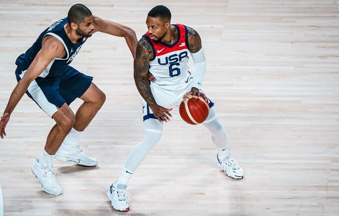 D.Lillardas olimpiadoje rinko po 11,2 taško (FIBA nuotr.)