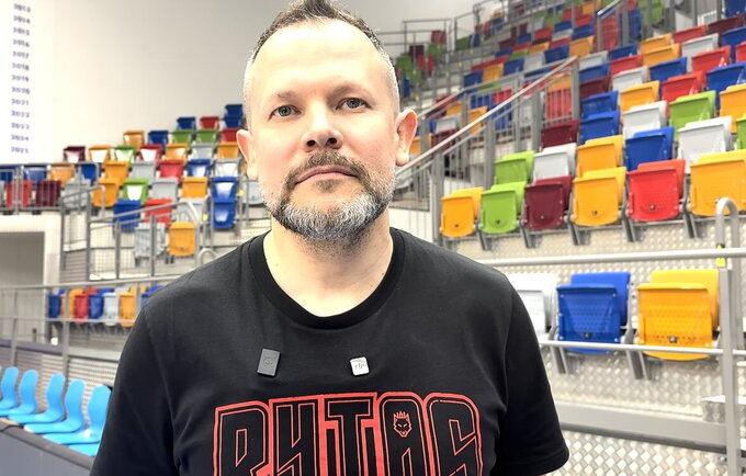 G.Žibėnas kalbėjo apie būsimas rungtynes (Krepsinis.net nuotr.)