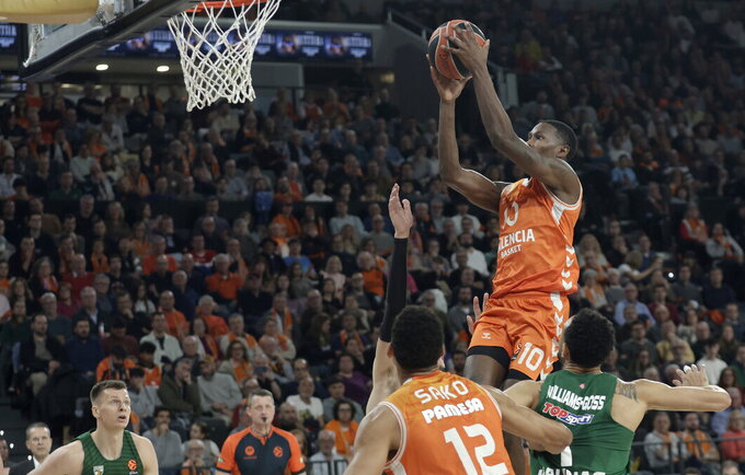 O.Moore'as liks Valensijoje (Miguel Ángel Polo/Valencia Basket)