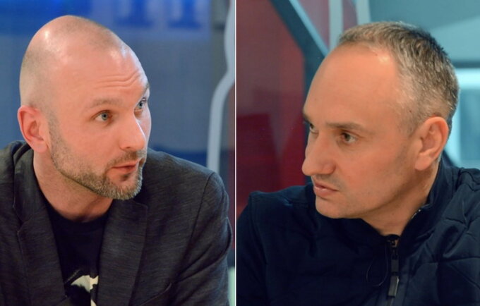J.Vainauskas ir M.Balčiūnas dalijosi mintimis