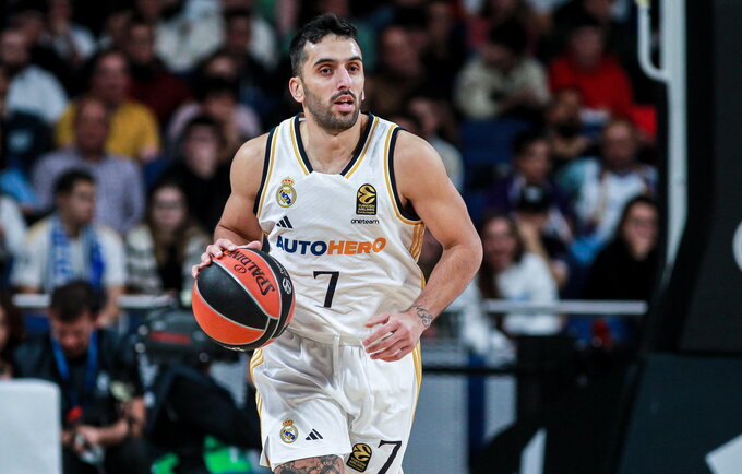 F.Campazzo spindėjo (Scanpix nuotr.)