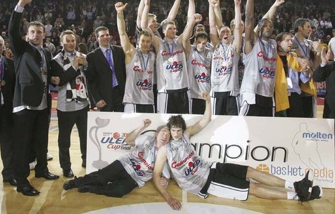 „Lietuvos rytas“ prieš dešimtmetį laimėjo ULEB taurę