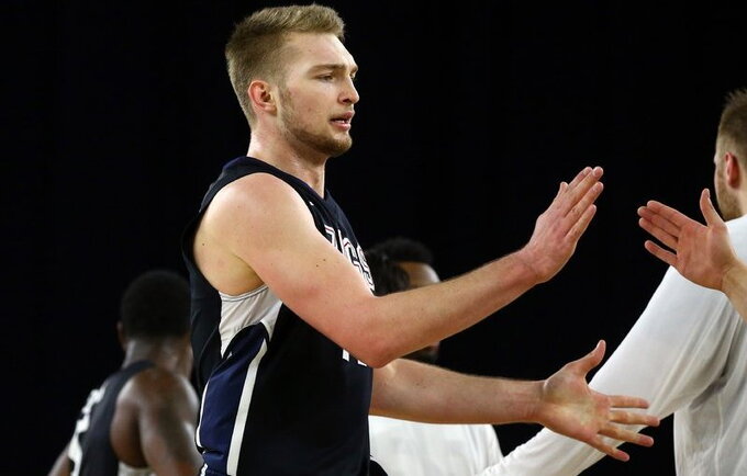D.Sabonis svariai prisidėjo prie pergalės (Scanpix nuotr.)