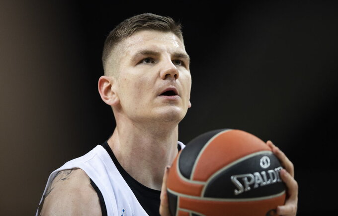 A.Gudaitis pastaruosius du turus sužaidė itin galingai (BNS nuotr.)