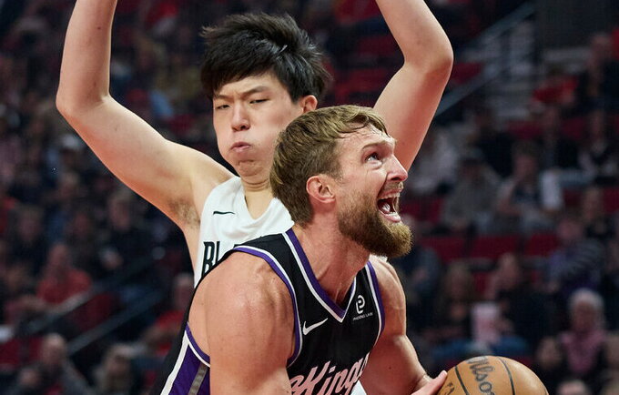 D.Sabonis nežais dar mažiausiai savaitę (Scanpix nuotr.)