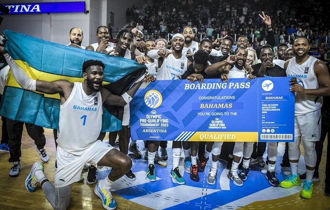 Bahamų rinktinė žengė link olimpiados (FIBA nuotr.)