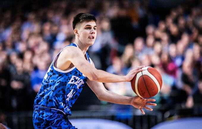 K.Kriisa debiutavo Estijos rinktinėje (FIBA Europe nuotr.)