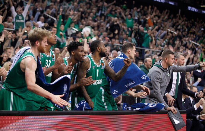 Kauno „Žalgirio“ arena ir vėl buvo sausakimša (BNS nuotr.)